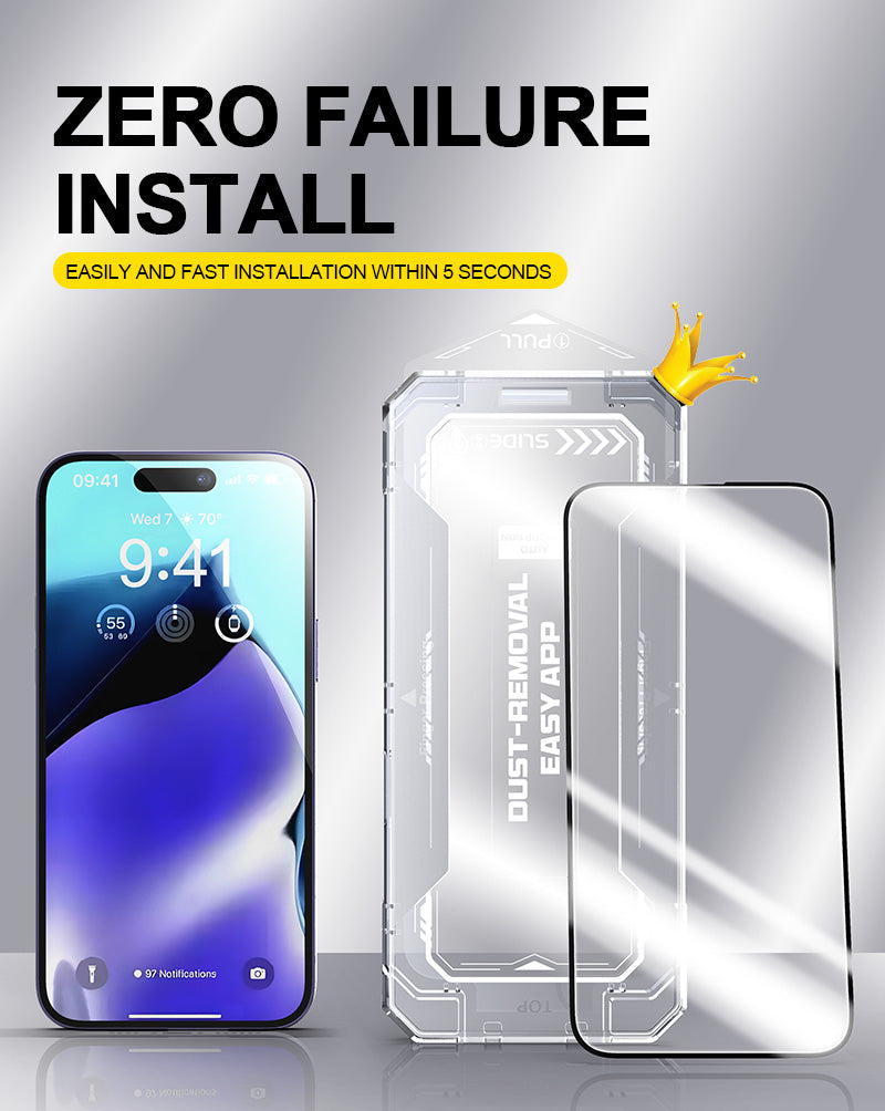 Dust Removal Easy apply Privacy Screen Protector