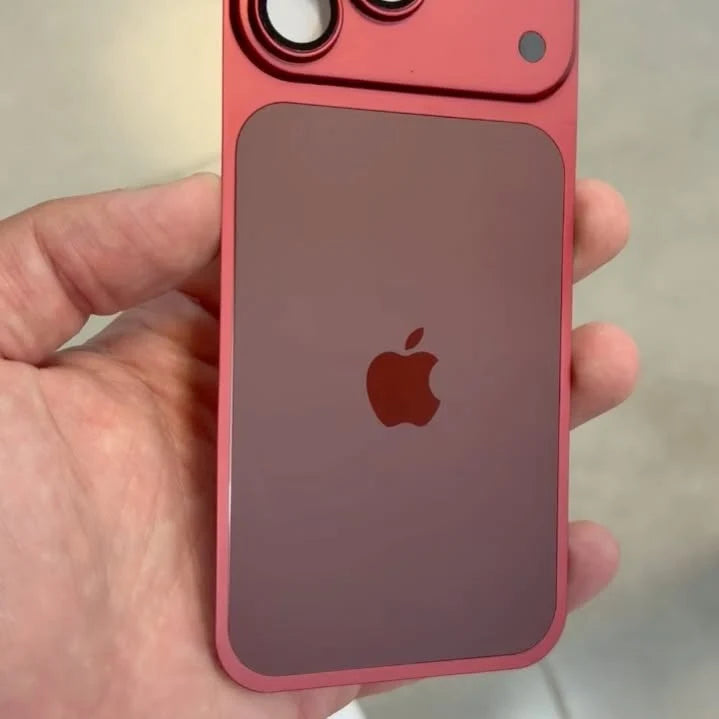 iPhone 18 Pro Look Converter Case for iPhone 13–17 Pro | Dark Cherry